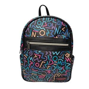 Funko Stranger Things Mini Backpack 80s 90s Retro Faux Leather Black Bag